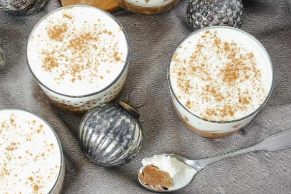 Nachspeise Im Glas Fur Weihnachten Orangen Spekulatius Creme Food Blog Ninastrada