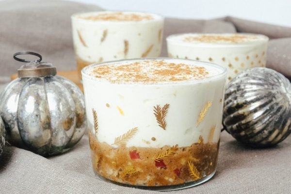 Nachspeise Im Glas Fur Weihnachten Orangen Spekulatius Creme Food Blog Ninastrada