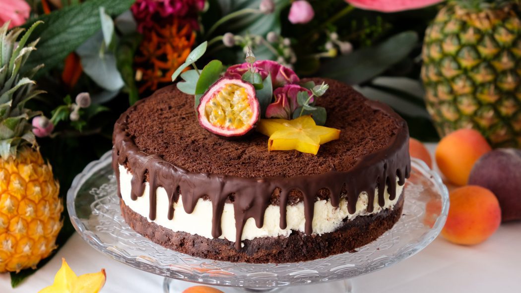 Drip Cake: Schoko Pfirsich Torte – Food Blog ninastrada