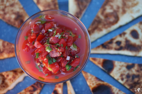 Quesadillas mit Tomaten-Salsa