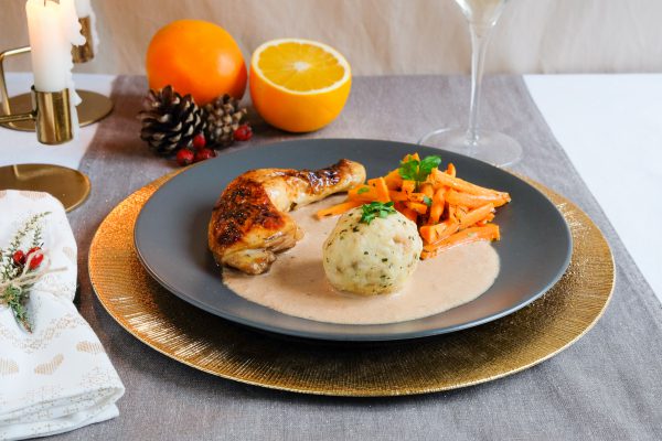 [Anzeige] Festtagsmenü – Hähnchenschenkel in Orangen-Honig-Marinade mit ...