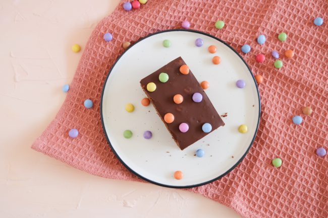Einfacher Schokoblechkuchen Schokoladenkuchen Rezept für Kindergeburtstag 