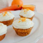 Rezept Karotten Muffins mit Orange und Frischkäse-Frosting