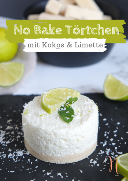 No Bake Törtchen mit Kokos und Limette