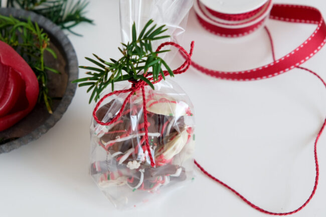 Geschenkidee für Weihnachten Salzbrezeln mit Schokolade
