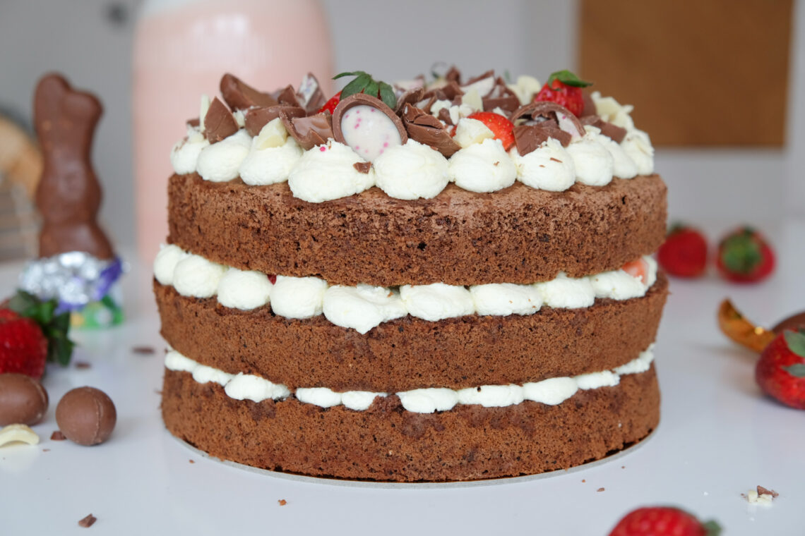 Erdbeertorte mit Schokolade und Mascarponecreme – Food Blog ninastrada