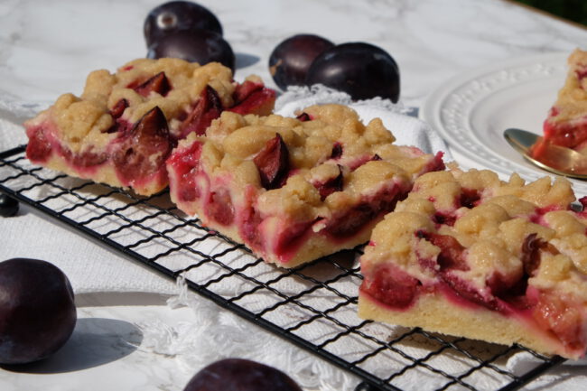 Zwetschgenkuchen Streusel Mürbteig